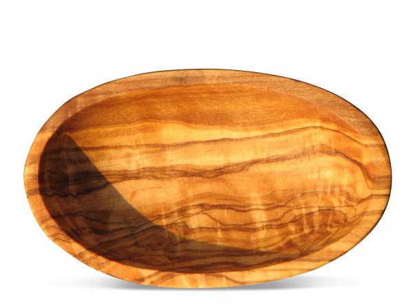 ovale Schale aus Olivenholz